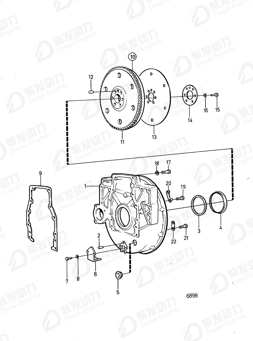 volvo penta Pin 950683 Drawing volvo penta Pin 950683 Drawing